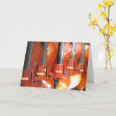 Portrait von fünf Violinen oder Violas Karte (Gelbe Blume)