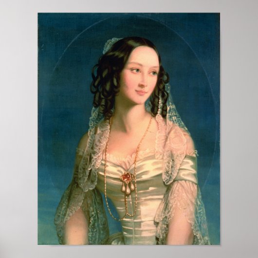 Portrait von Furstin Susupolt Poster (Vorne)