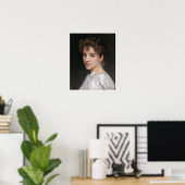 Portrait von Gabrielle Cot von Bouguereau Poster (Heimbüro)