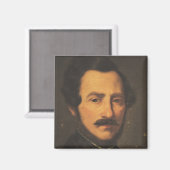 Portrait von Gaetano Donizetti Magnet (Vorderseite/Rückseite)