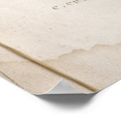 Portrait von Gaius Crispus Sallust Poster (Ecke)