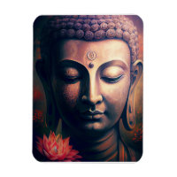 Portrait von Gautam Buddha Art Poster
