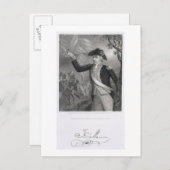 Portrait von General Francis Marion im Gefecht Postkarte (Vorne/Hinten)