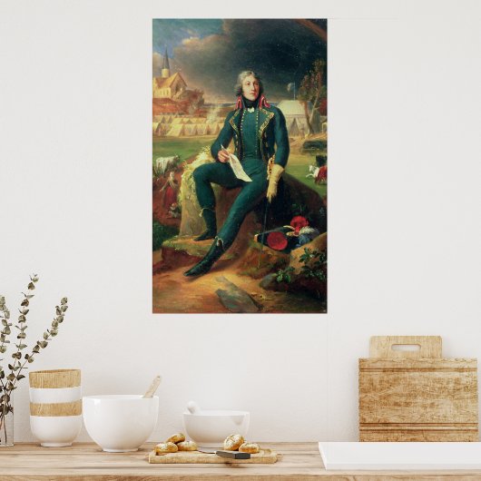 Portrait von General Louis-Lazare Hoche Poster (Küche)