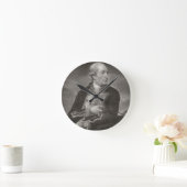 Portrait von George Bauer (1732-79) Kapitän von HM Runde Wanduhr (Zuhause)