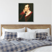 Portrait von George Gordon Byron 6. Baron Leinwanddruck (Insitu (Schlafzimmer))