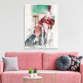 Portrait von George Moore, c.1920 Leinwanddruck (Insitu (Wohnzimmer))