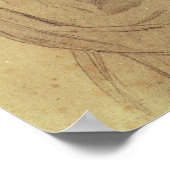 Portrait von George Sand 1837 Poster (Ecke)