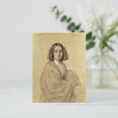 Portrait von George Sand 1837 Postkarte (Stehend Vorderseite)