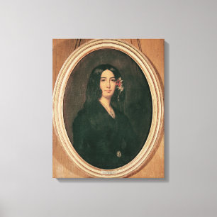 Portrait von George Sand Leinwanddruck
