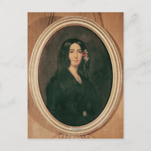 Portrait von George Sand Postkarte