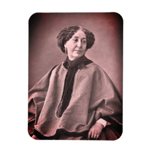 Portrait von George Sand von Nadar Magnet