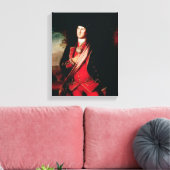 Portrait von George Washington 1772 Leinwanddruck (Insitu (Wohnzimmer))