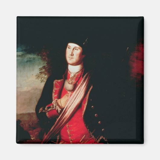 Portrait von George Washington 1772 Magnet (Vorne)
