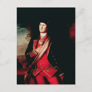 Portrait von George Washington 1772 Postkarte