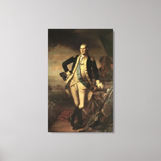 Portrait von George Washington, 1779 Leinwanddruck (Vorderseite)