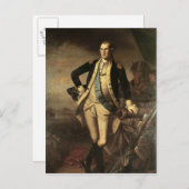 Portrait von George Washington, 1779 Postkarte (Vorne/Hinten)