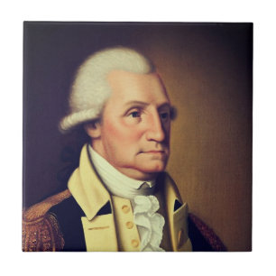 Portrait von George Washington (1790) Fliese