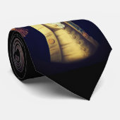 Portrait von George Washington (1790) Krawatte (Gerollt)