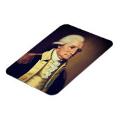 Portrait von George Washington (1790) Magnet (Linke Seite)