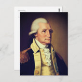 Portrait von George Washington (1790) Postkarte (Vorne/Hinten)