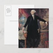 Portrait von George Washington, 1796 Postkarte (Vorne/Hinten)
