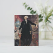 Portrait von George Washington, 1796 Postkarte (Stehend Vorderseite)