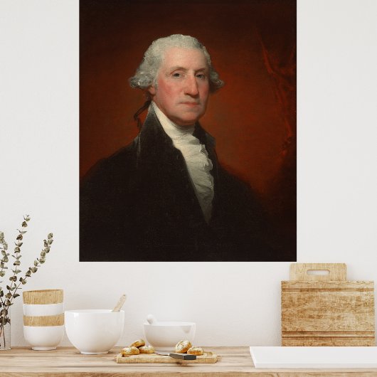 Portrait von George Washington Gilbert Stuart Poster (Küche)