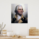 Portrait von George Washington Poster (Küche)