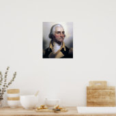 Portrait von George Washington Poster (Küche)