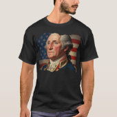 Portrait von George Washington T-Shirt (Vorderseite)