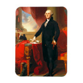 Portrait von George Washington, Thomas Sully Magnet (Vertikal)