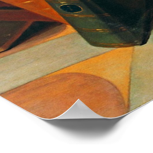 Portrait von George Washington, Thomas Sully Poster (Ecke)