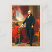 Portrait von George Washington, Thomas Sully Postkarte (Vorderseite)