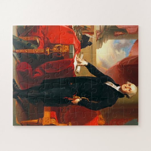 Portrait von George Washington, Thomas Sully Puzzle (Horizontal)