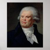 Portrait von Georges Danton Poster (Vorne)