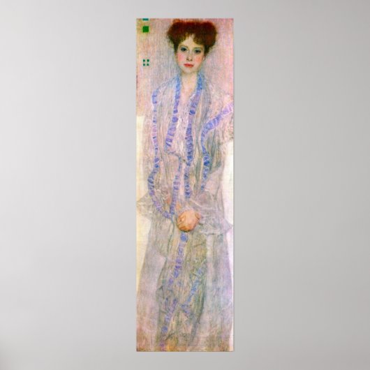 Portrait von Gertha Fersovanyi von Gustav Klimt Poster (Vorne)