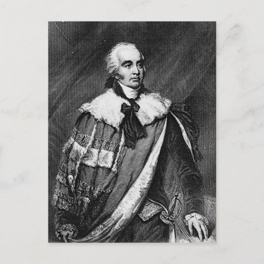 Portrait von Gilbert Eliot Postkarte (Vorderseite)