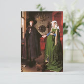 Portrait von Giovanni Arnolfini und seiner Ehefrau Einladung (Stehend Vorderseite)