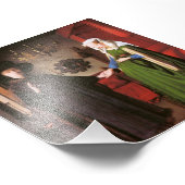Portrait von Giovanni Arnolfini und seiner Ehefrau Fotodruck (Ecke)
