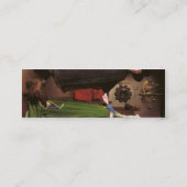 Portrait von Giovanni Arnolfini und seiner Ehefrau Mini Visitenkarte (Rückseite)