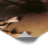 Portrait von Giovanni Arnolfini und seiner Ehefrau Poster (Ecke)