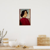 Portrait von Giuliano de' Medici c.1480 Poster (Küche)