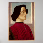 Portrait von Giuliano de' Medici c.1480 Poster (Vorne)