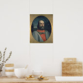 Portrait von Giuseppe Garibaldi 2 Poster (Küche)