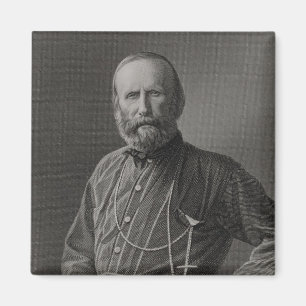Portrait von Giuseppe Garibaldi Magnet