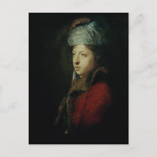 Portrait von Giuseppe Marchi 1753 Postkarte (Vorderseite)