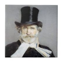 Portrait von Giuseppe Verdi, italienischer Opernko