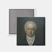 Portrait von Goethe, 1816 Magnet (Vorderseite/Rückseite)