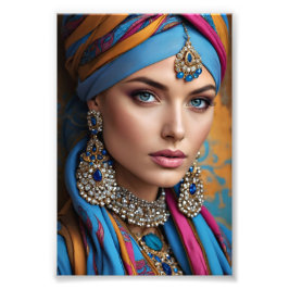 Portrait von Grace Fotodruck